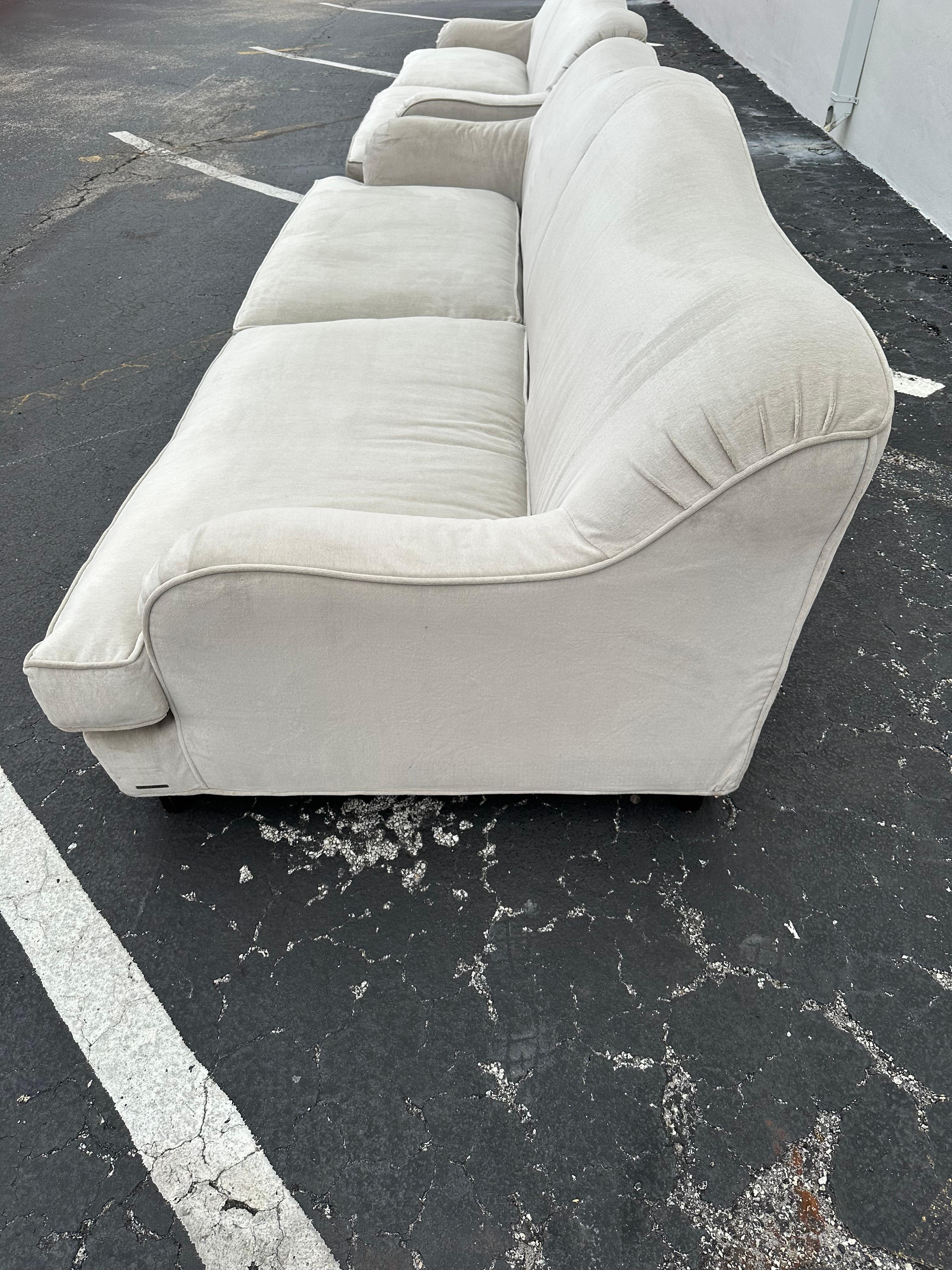 1990 IPE Visionaire Italienisches Monumentales Sofa mit Serpentinenrückenlehne, 2er-Set, Monumental im Angebot 5