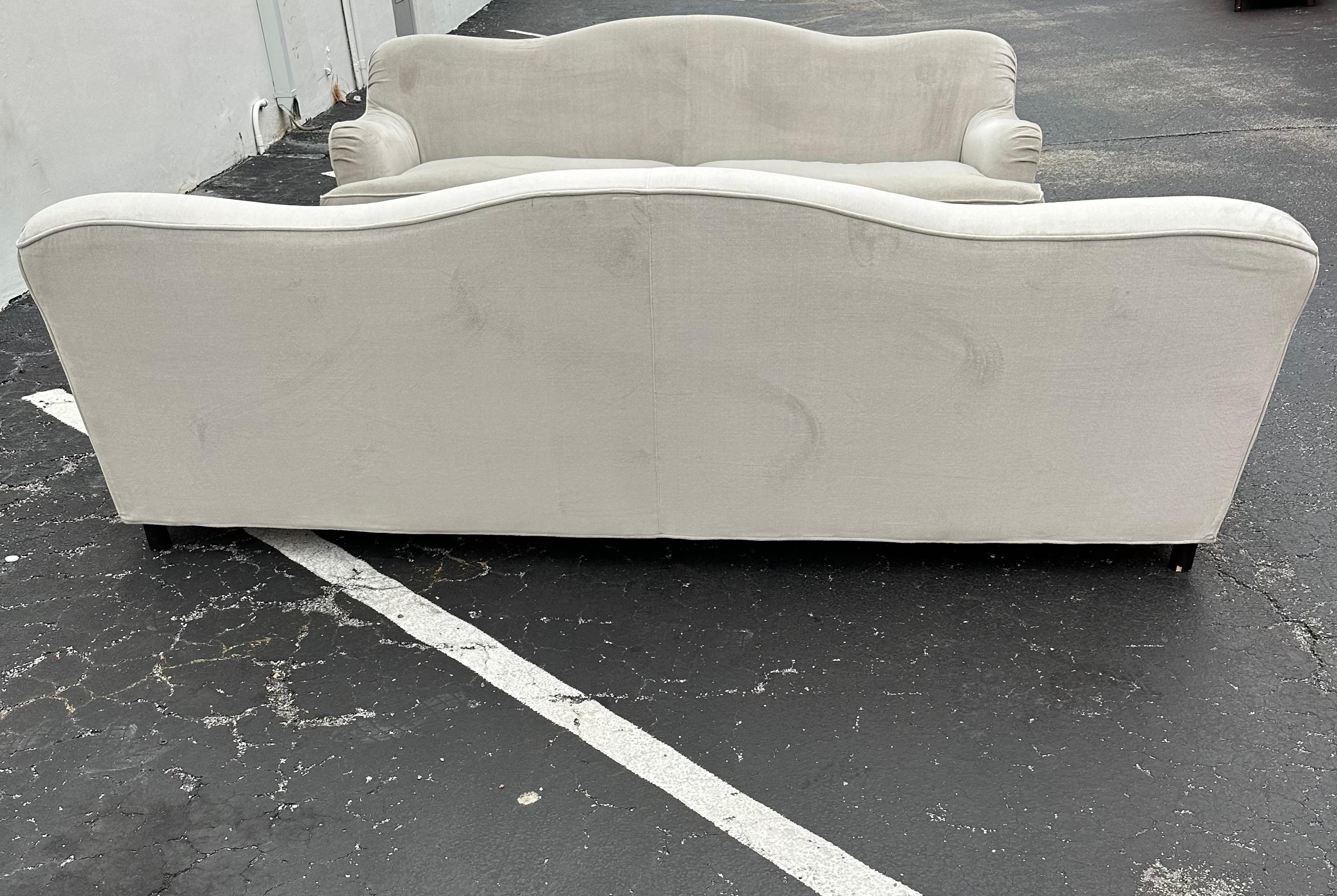 1990 IPE Visionaire Italienisches Monumentales Sofa mit Serpentinenrückenlehne, 2er-Set, Monumental im Angebot 6