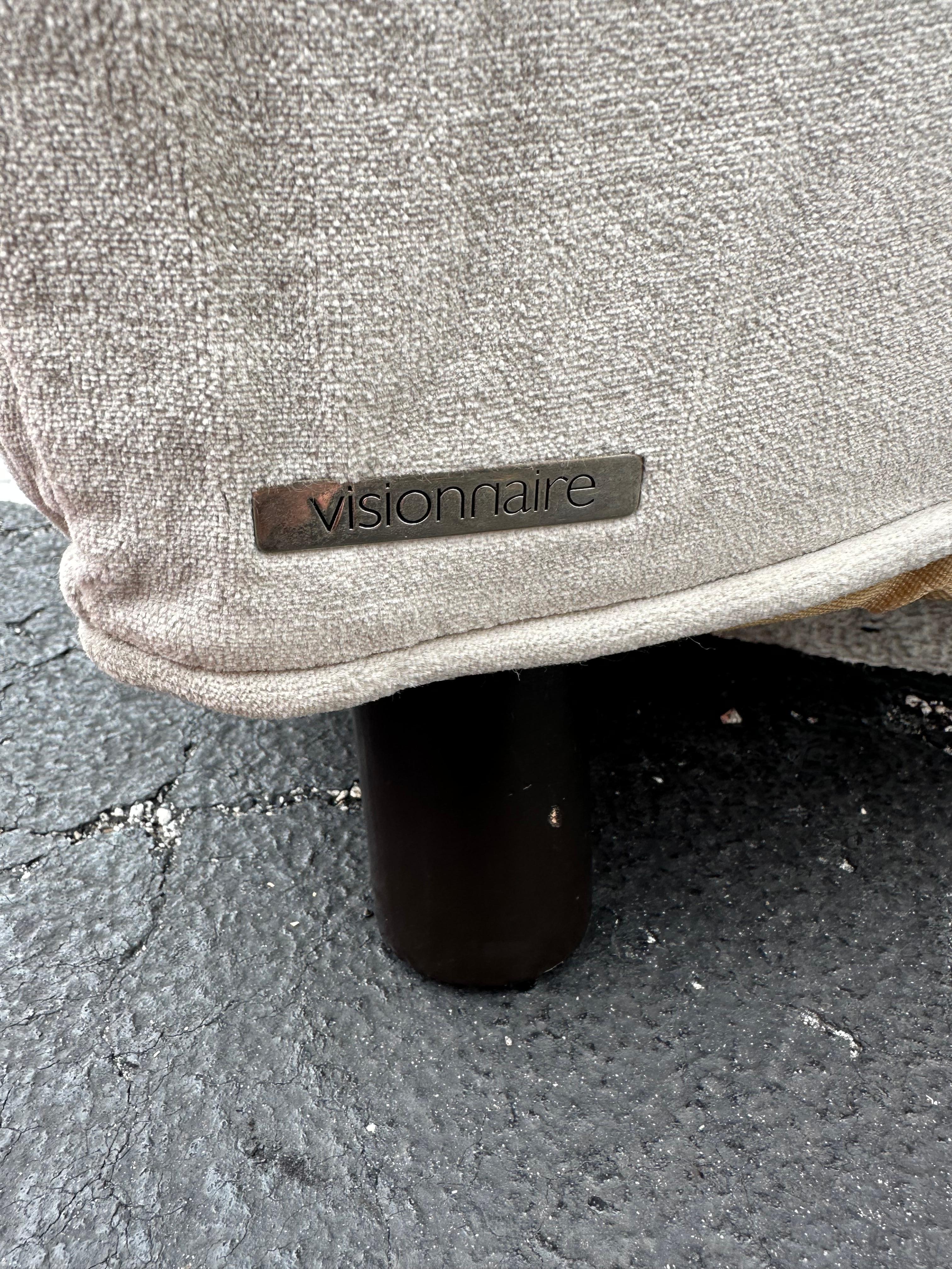 1990 IPE Visionaire Italienisches Monumentales Sofa mit Serpentinenrückenlehne, 2er-Set, Monumental im Angebot 9