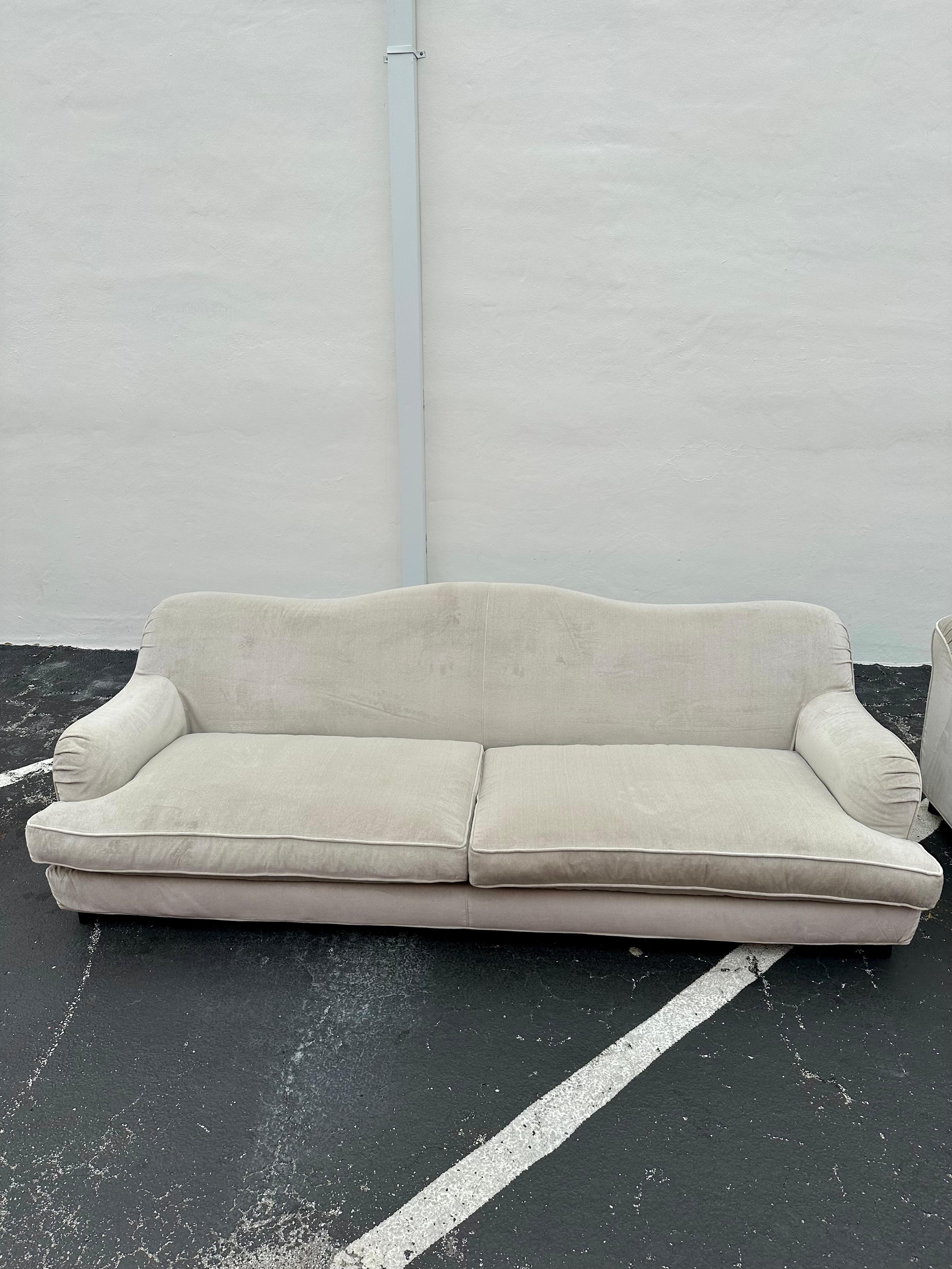 1990 IPE Visionaire Italienisches Monumentales Sofa mit Serpentinenrückenlehne, 2er-Set, Monumental im Angebot 1