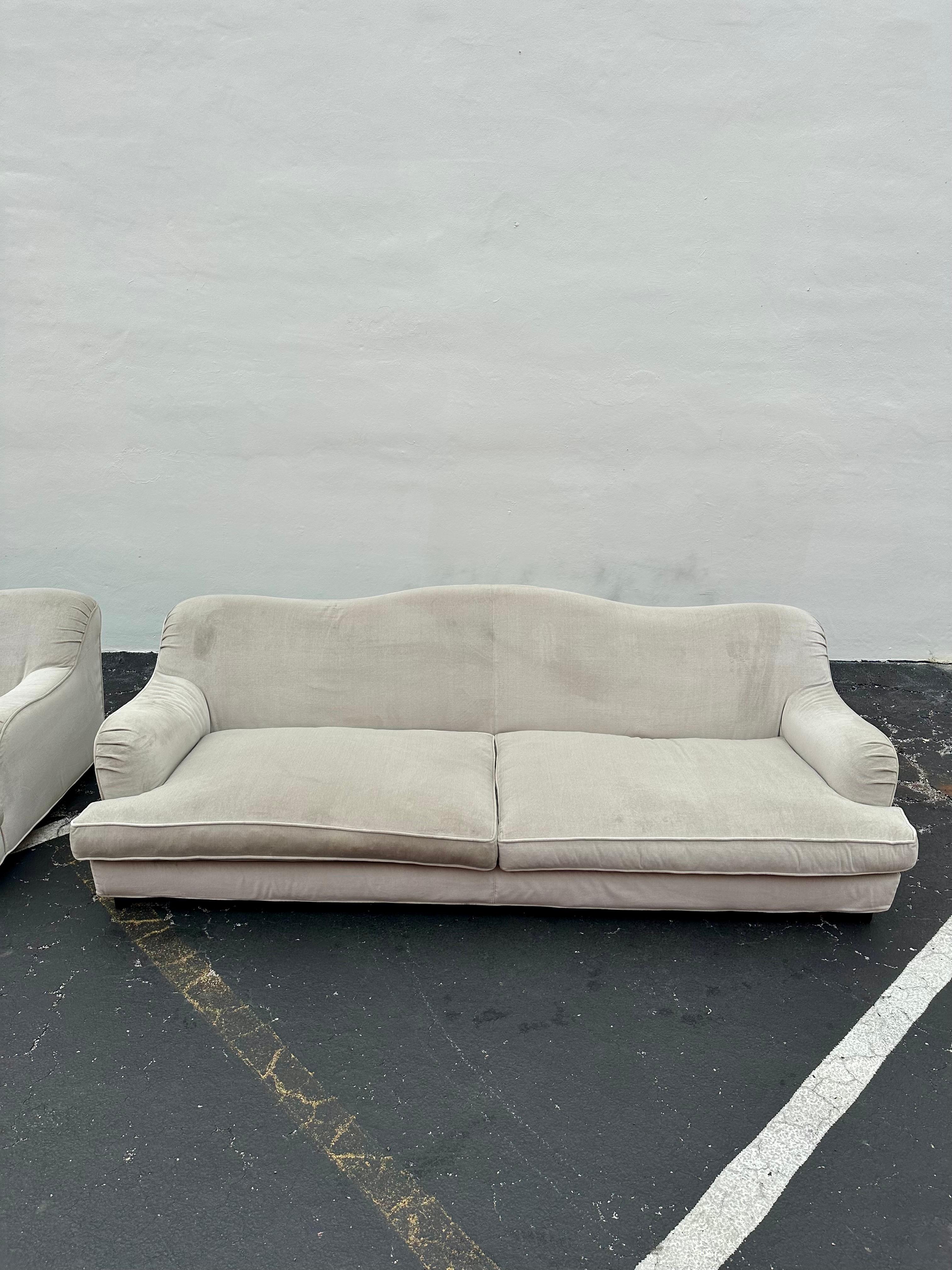 1990 IPE Visionaire Italienisches Monumentales Sofa mit Serpentinenrückenlehne, 2er-Set, Monumental im Angebot 3