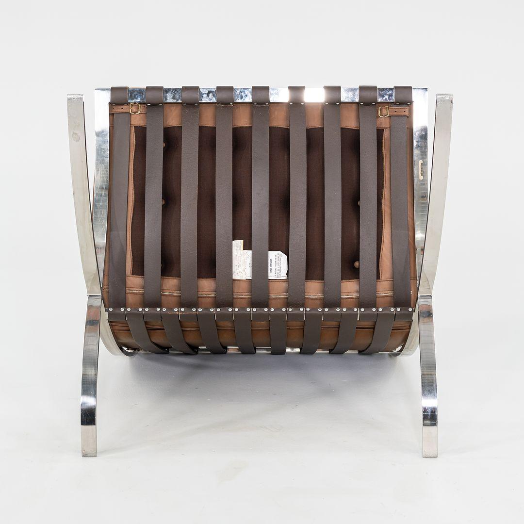 1990 Knoll Barcelona Lounge Chairs by Mies van der Rohe Model 250LS 4x Available en vente 4