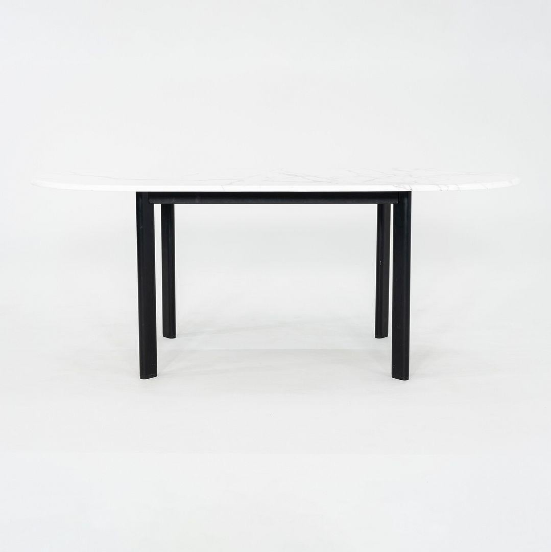 1990 Knoll Joseph D'Urso Racetrack Ess- oder Arbeitstisch mit Marmorplatte im Angebot 4