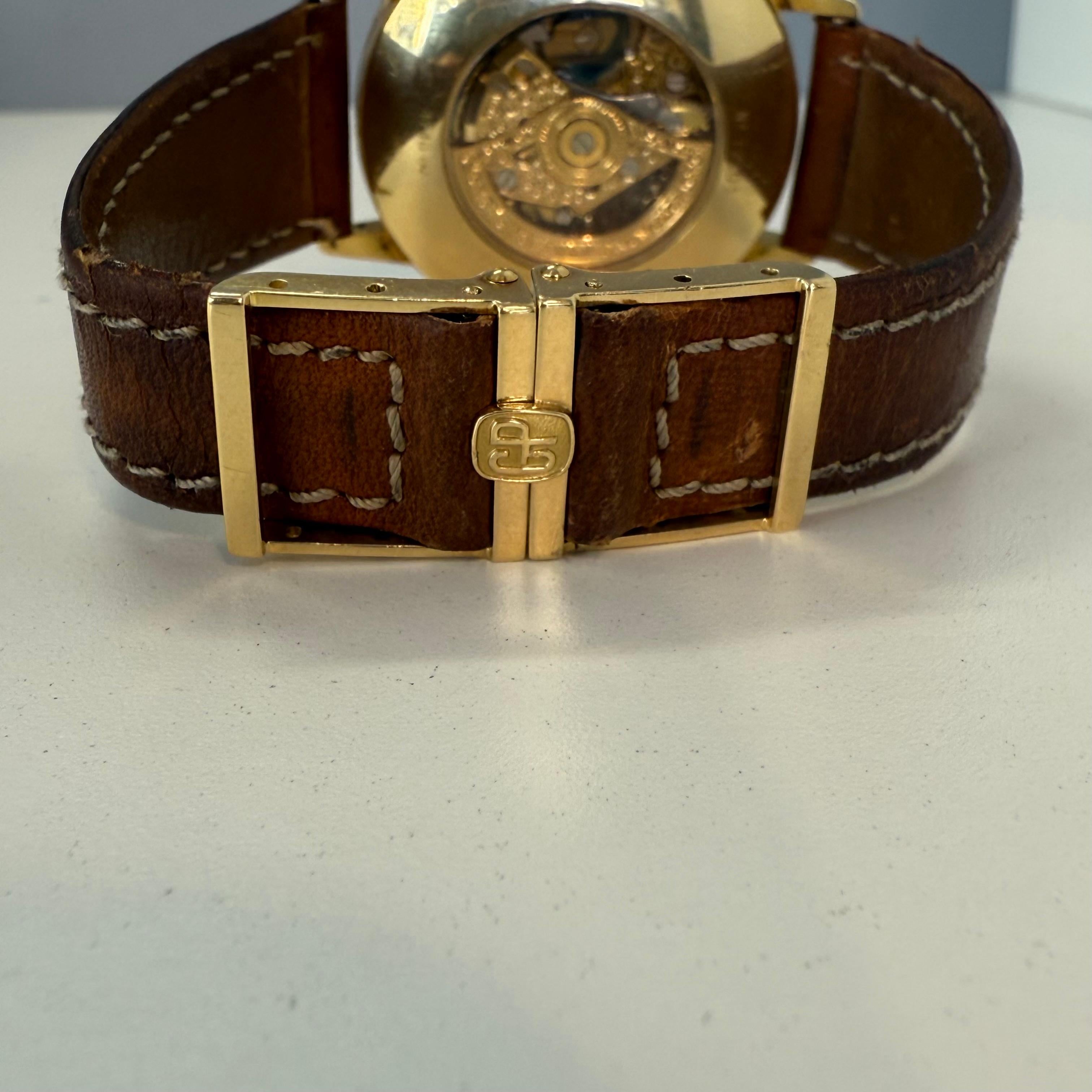 1990 Limitierter Girard-Perregaux Gold Chronograph Mondphase Herren im Angebot