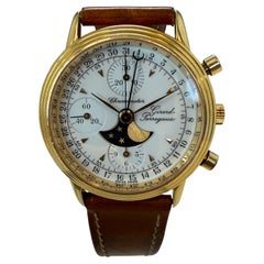 1990 Limitada Girard Perregaux Cronógrafo de Oro Fases de la Luna