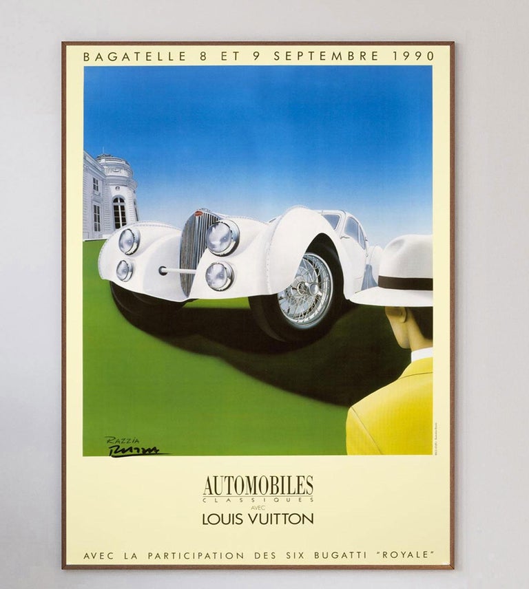 1990 Louis Vuitton Bagatelle 1990 - Razzia Original Vintage Poster For Sale  at 1stDibs