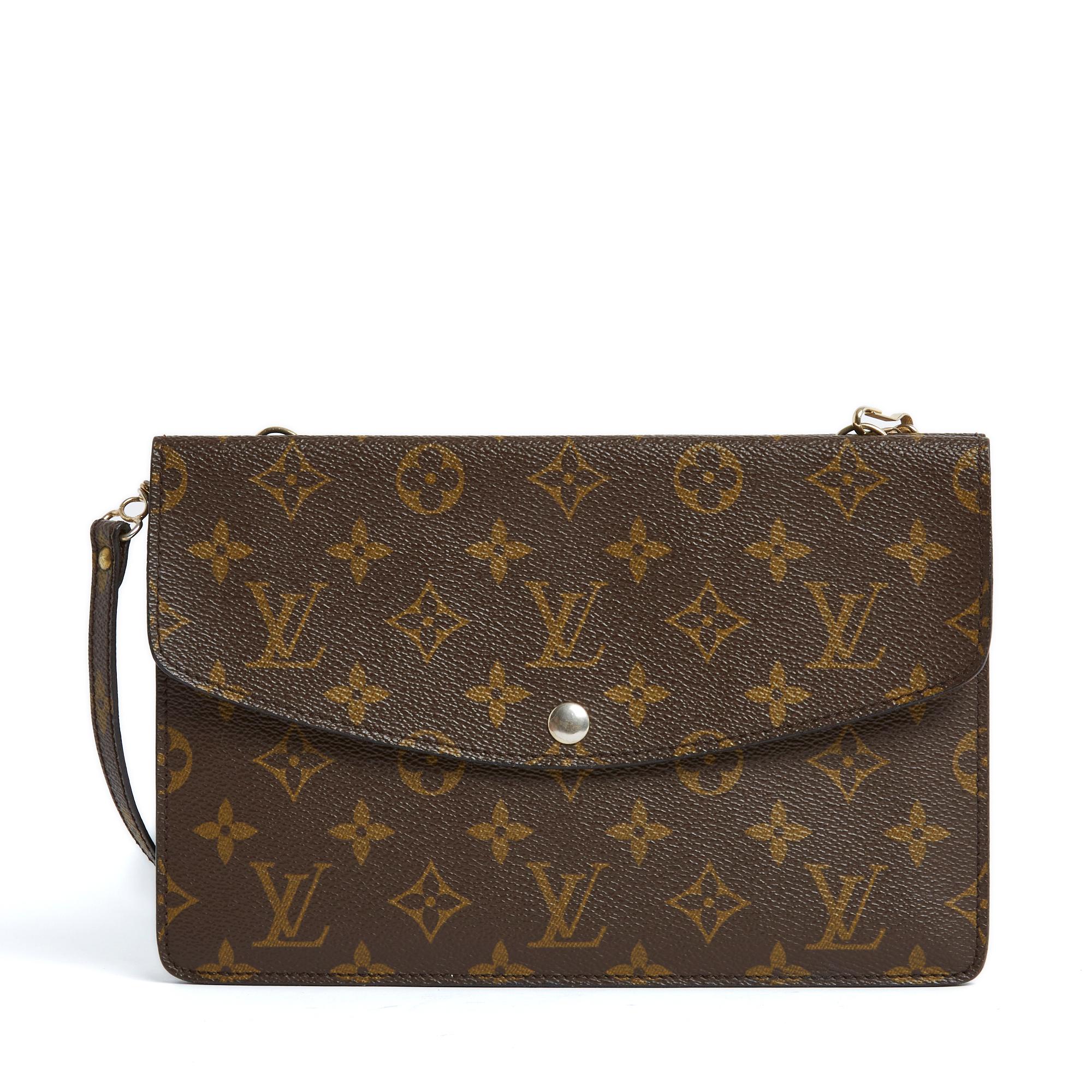 Women's or Men's 1990 Louis Vuitton Felicie double face bag clutch 