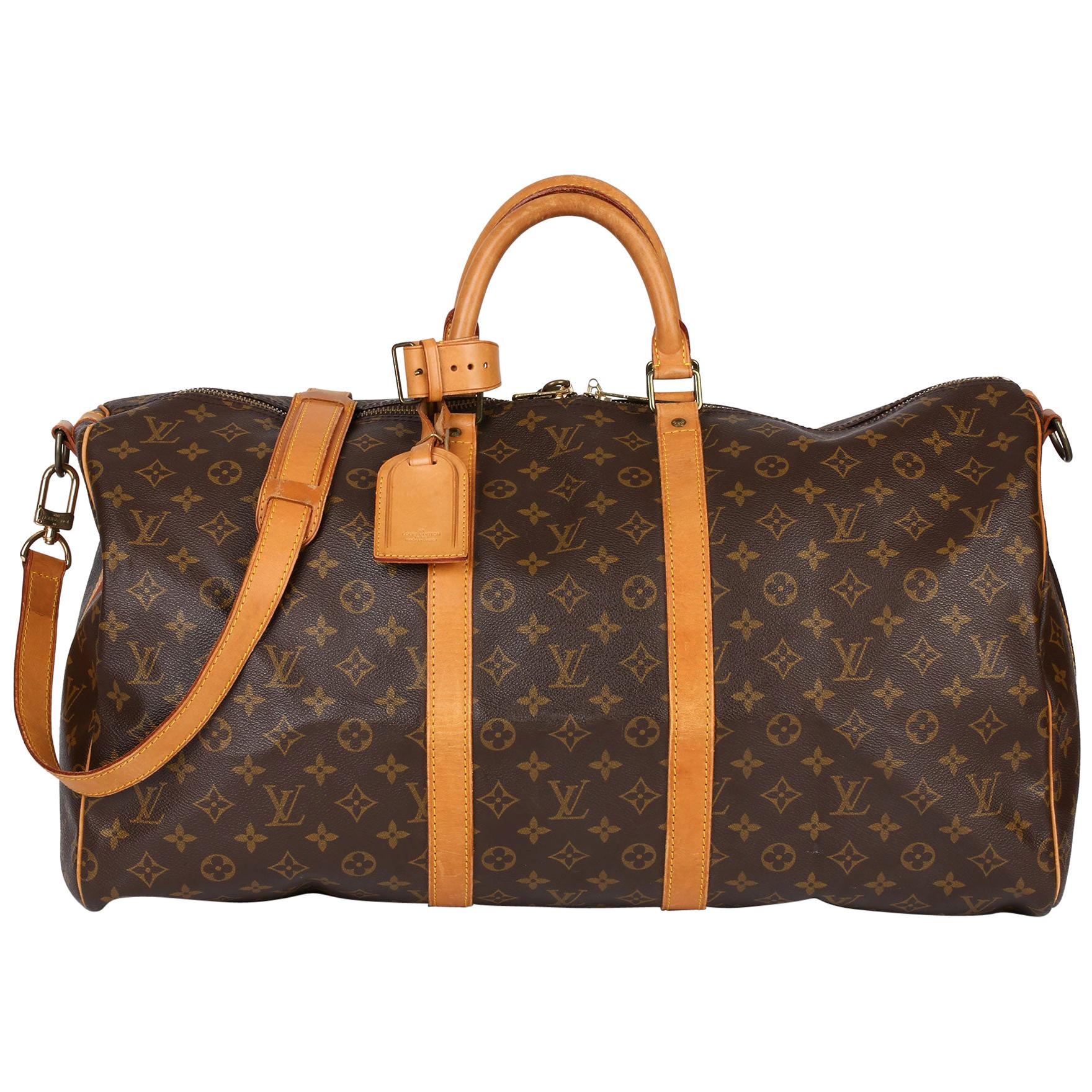 LOUIS VUITTON Monogram Embossed Leather and Red Python Leather NBA Patches  Keepall at 1stDibs