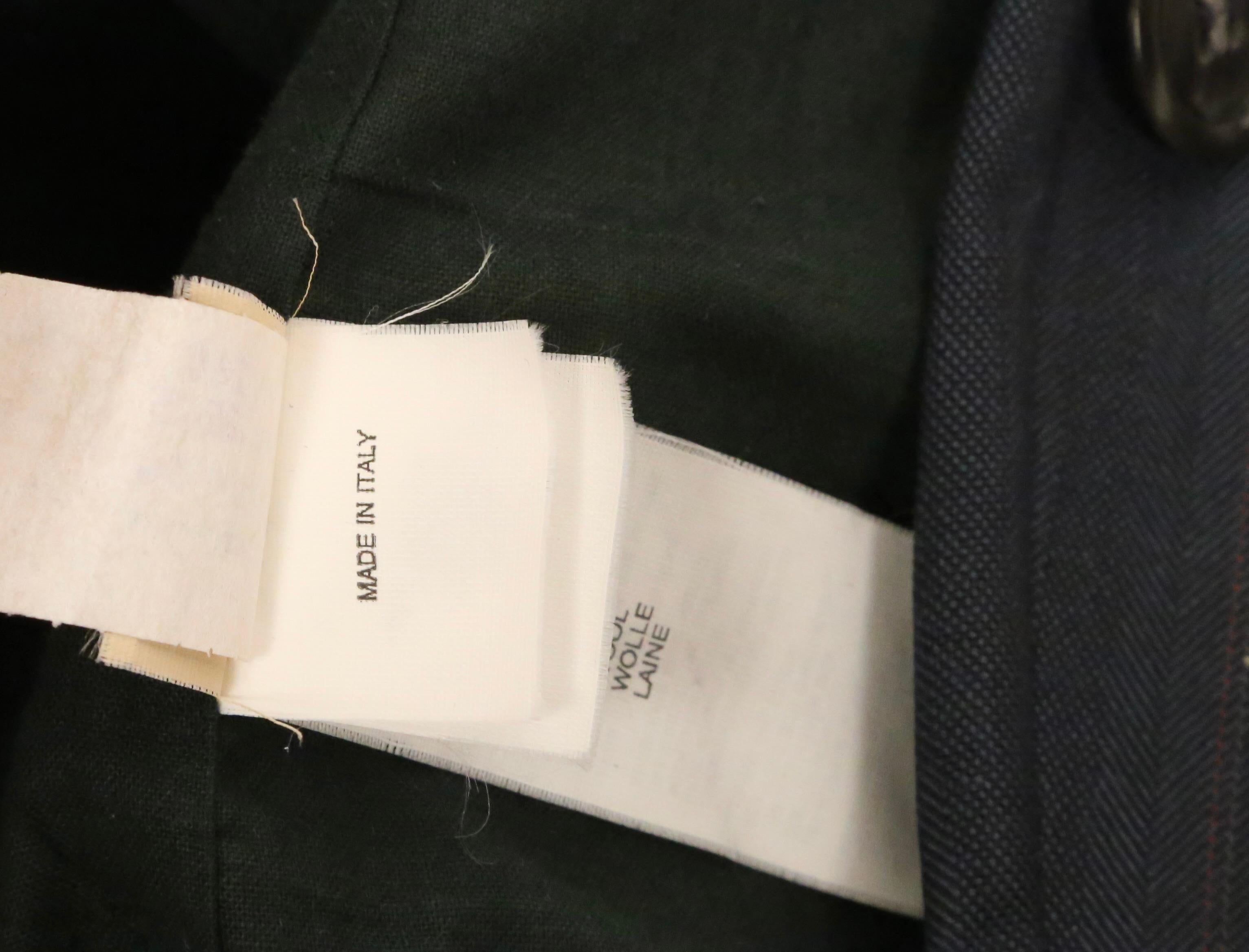 1990 MARTIN MARGIELA Veste blazer à manches cigarette Deni Cler en vente 9