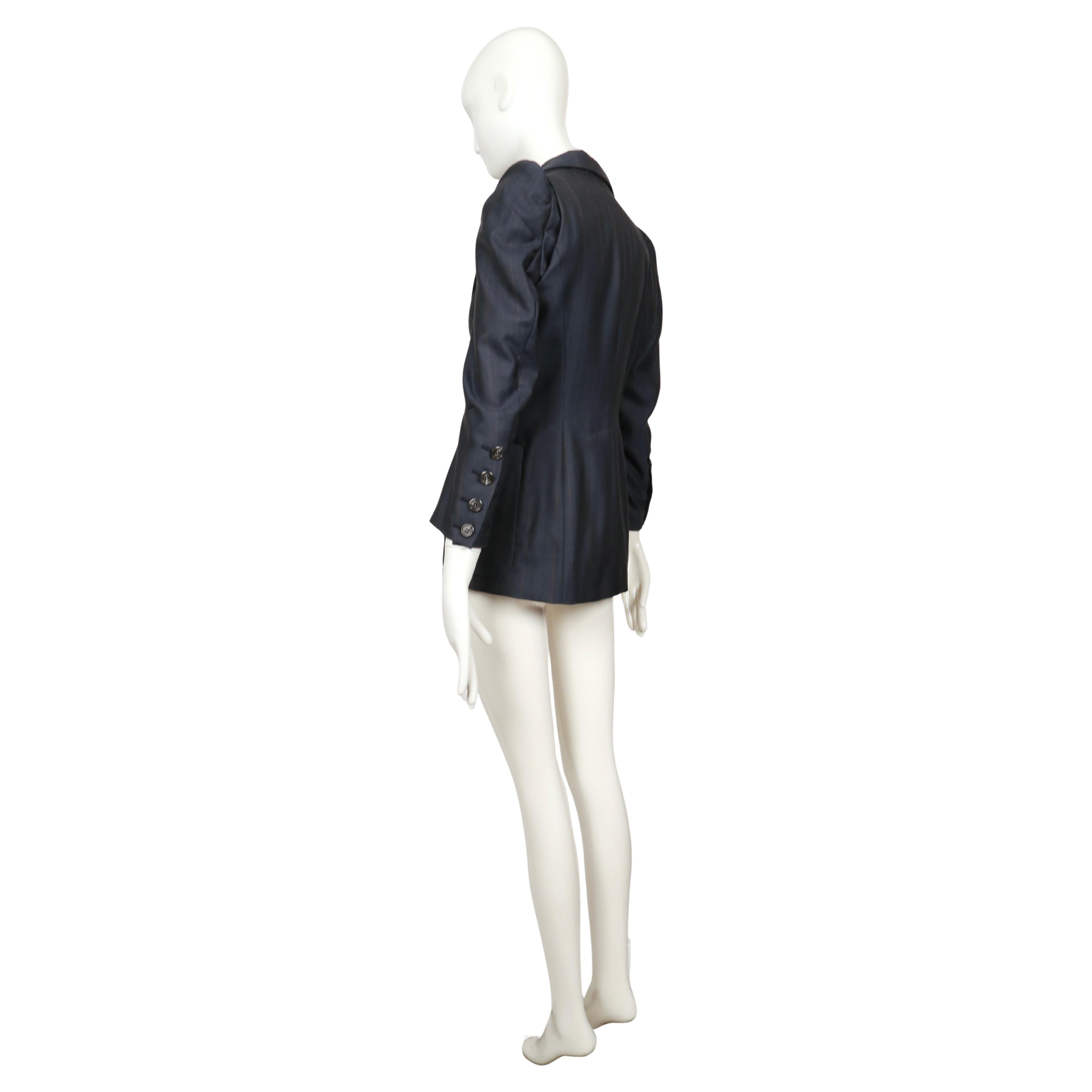 1990 MARTIN MARGIELA Veste blazer à manches cigarette Deni Cler en vente 2