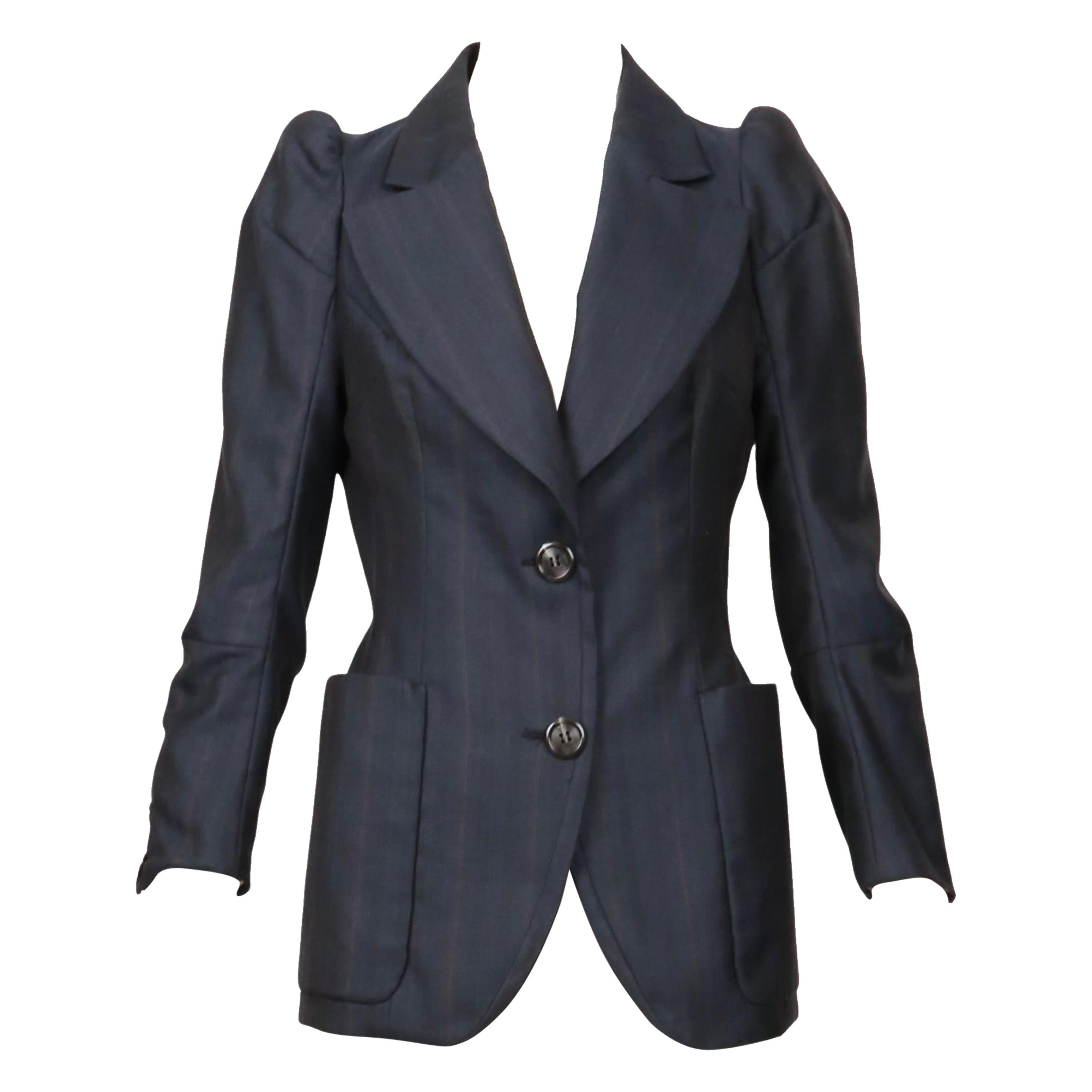 1990 MARTIN MARGIELA Deni Cler Chaqueta blazer de manga pitillo en venta