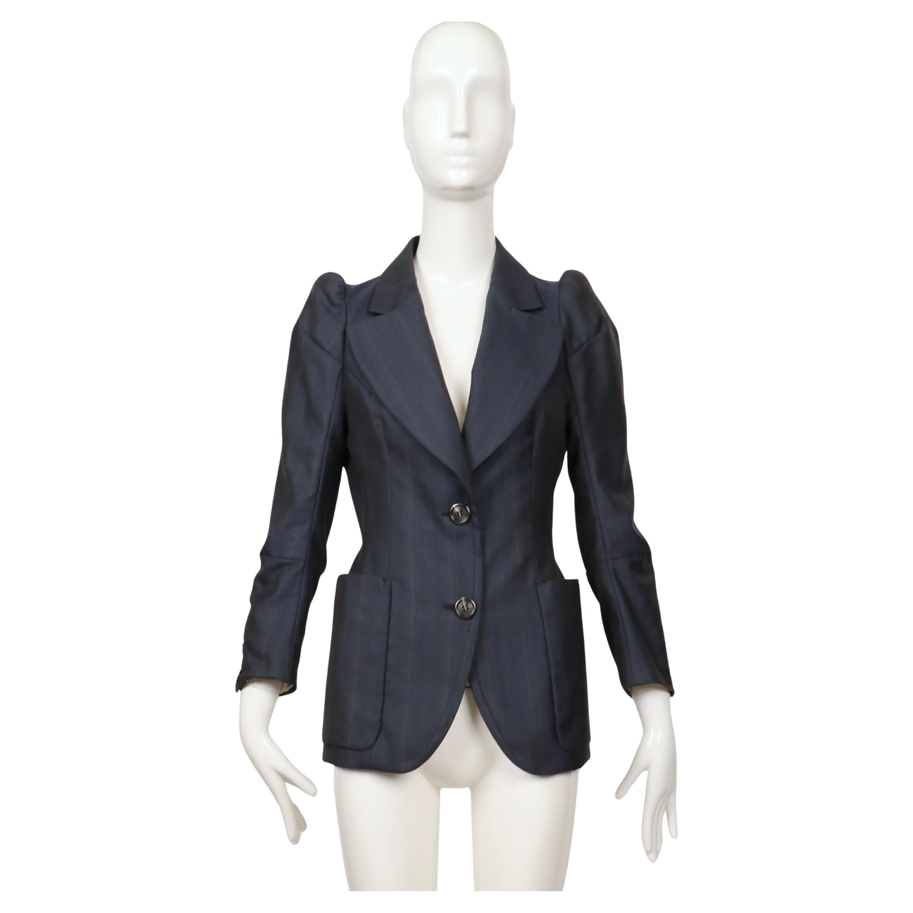 1990 MARTIN MARGIELA Veste blazer à manches cigarette Deni Cler en vente