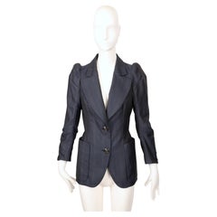 1990 Martine MARGIELA Deni Cler, blazer con manica a sigaretta, giacca RUNWAY