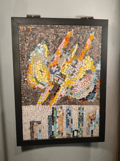 1990 Mexican Venetian Mosaic Wall Sculpture