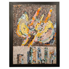 1990 Mexican Venetian Mosaic Wall Sculpture