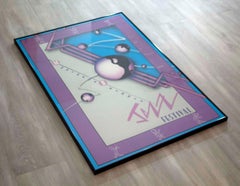 1990, Montreux Detroit Jazz Festival Vintage Poster
