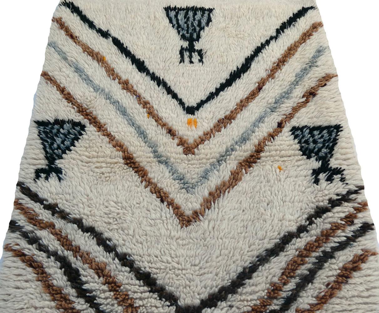 Tapis Azilal marocain 1990 2'8 x 3'11 en vente 1