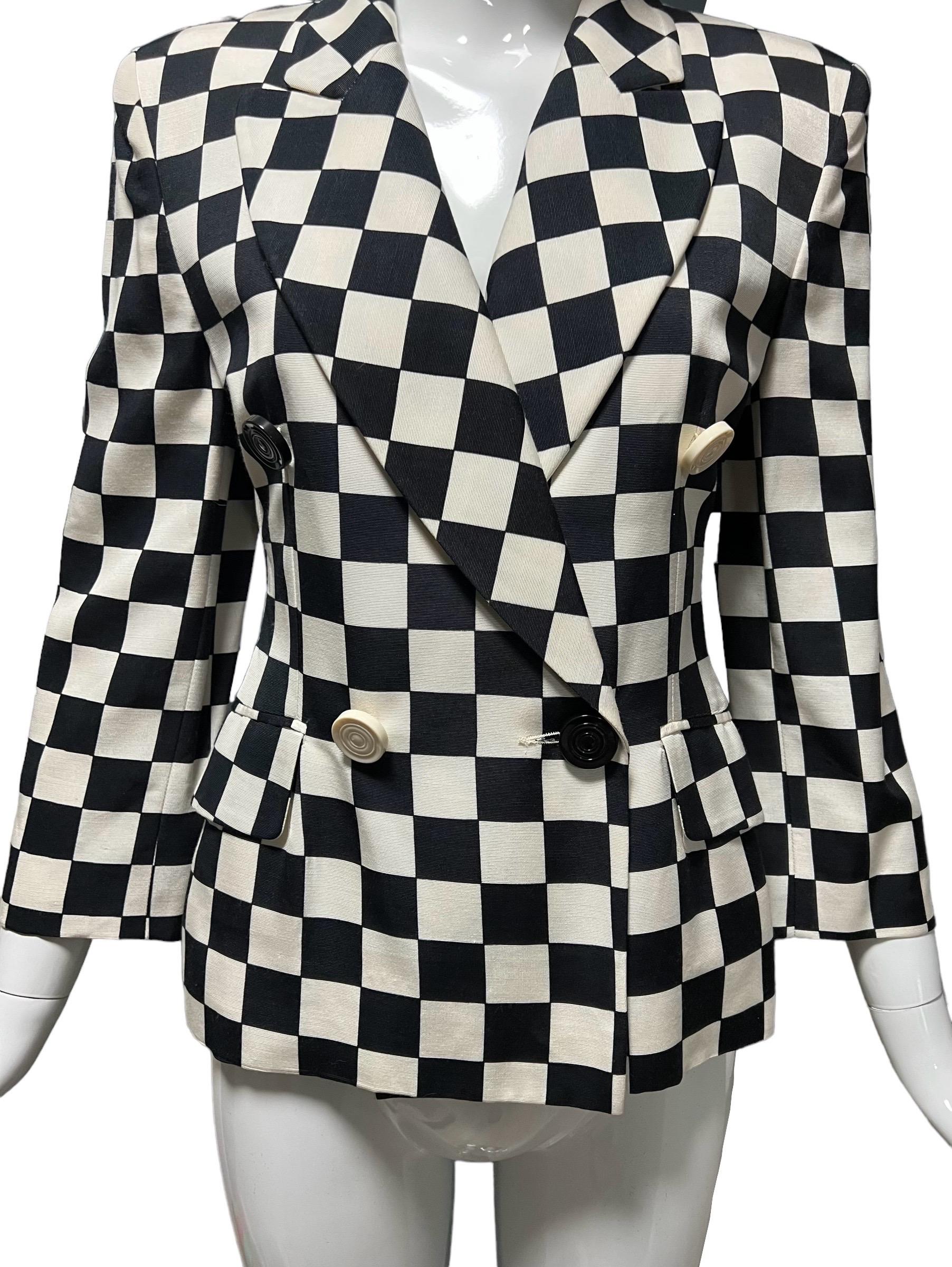 Blazer vintage Moschino 1990 Pour femmes en vente