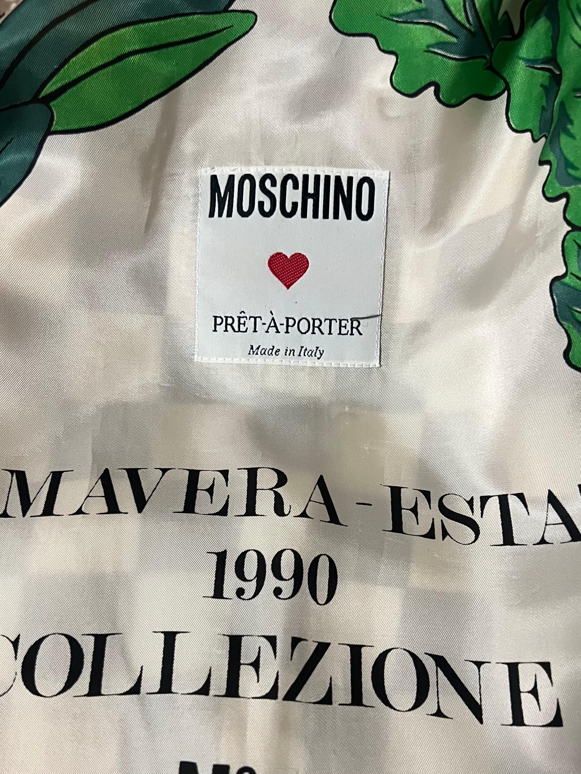 Blazer vintage Moschino 1990 en vente 4