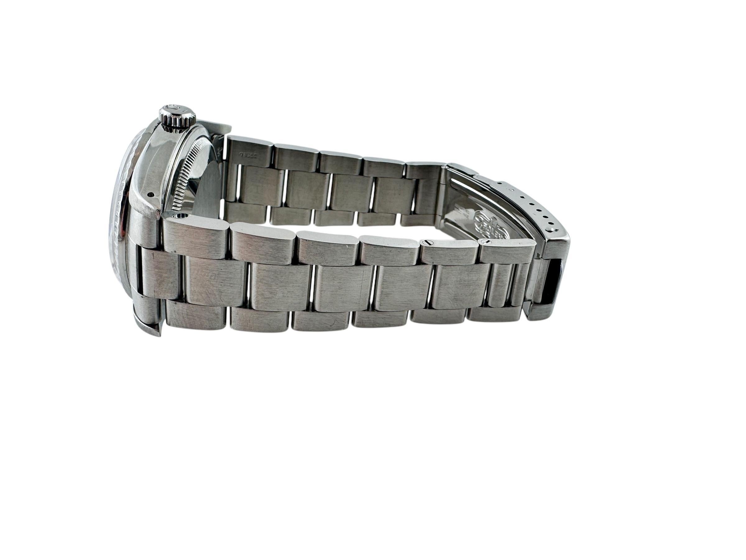 1990 Rolex Datejust 36 Men's Steel Watch 16620 Automatic Silver Dial #20661 Bon état - En vente à Washington Depot, CT
