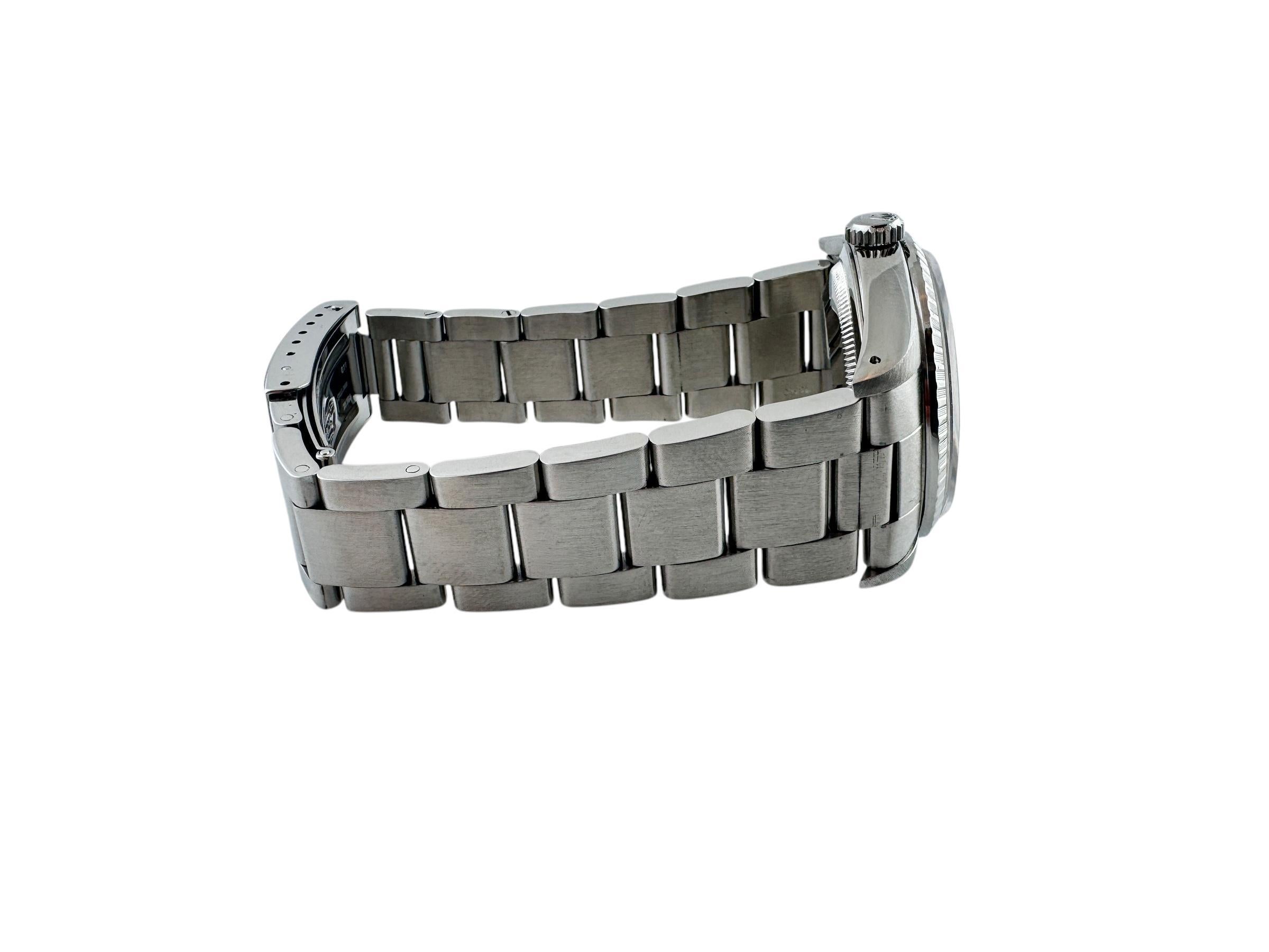 1990 Rolex Datejust 36 Men's Steel Watch 16620 Automatic Silver Dial #20661 en vente 1
