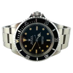 Antique 1990 Rolex Submariner Men's Watch 14060 Black Dial Bezel 40mm Patina