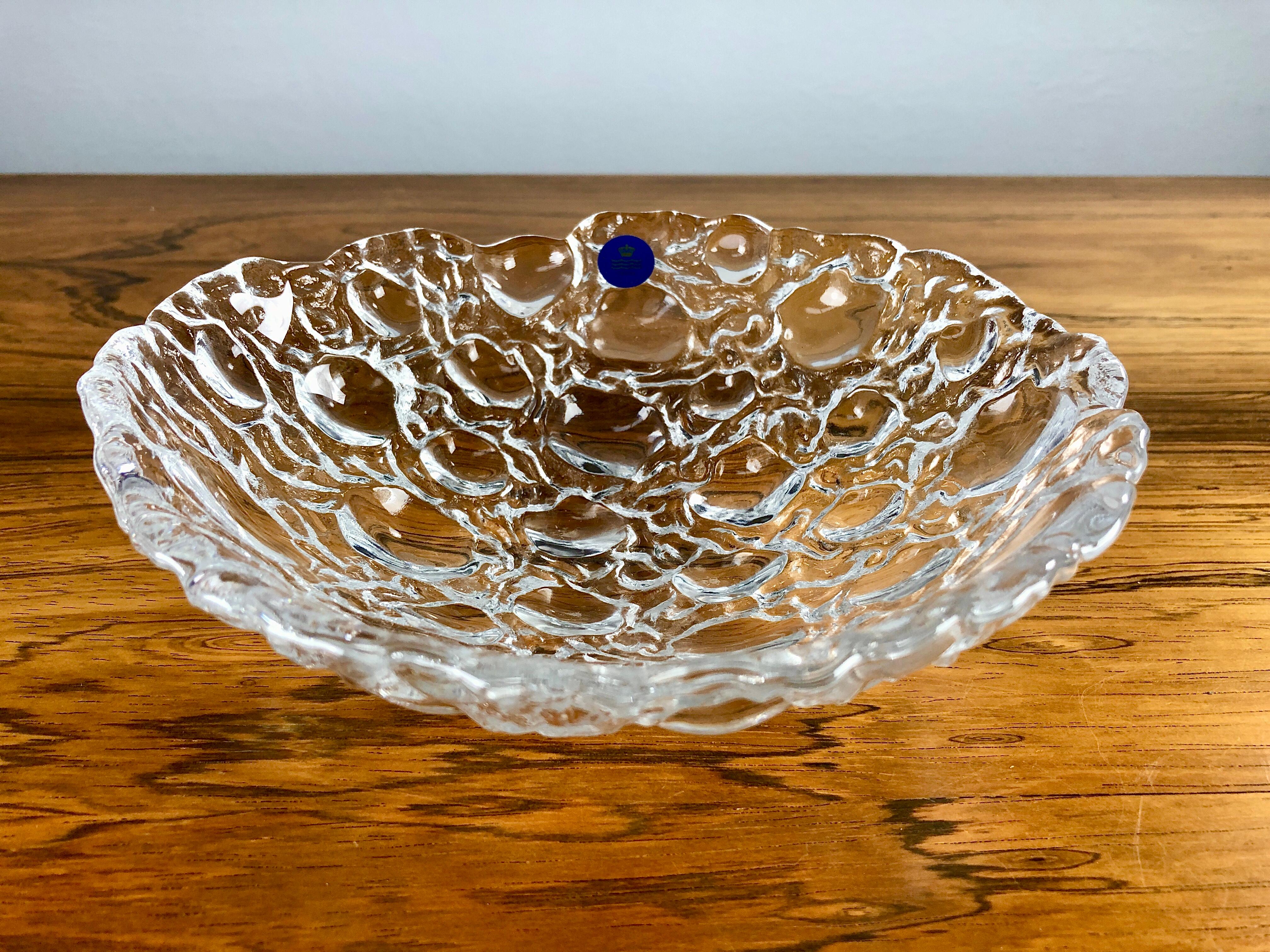 Danish glass bowl by Per Lütken designed for Holmegaard / Royal Copenhagen in 1995.

 