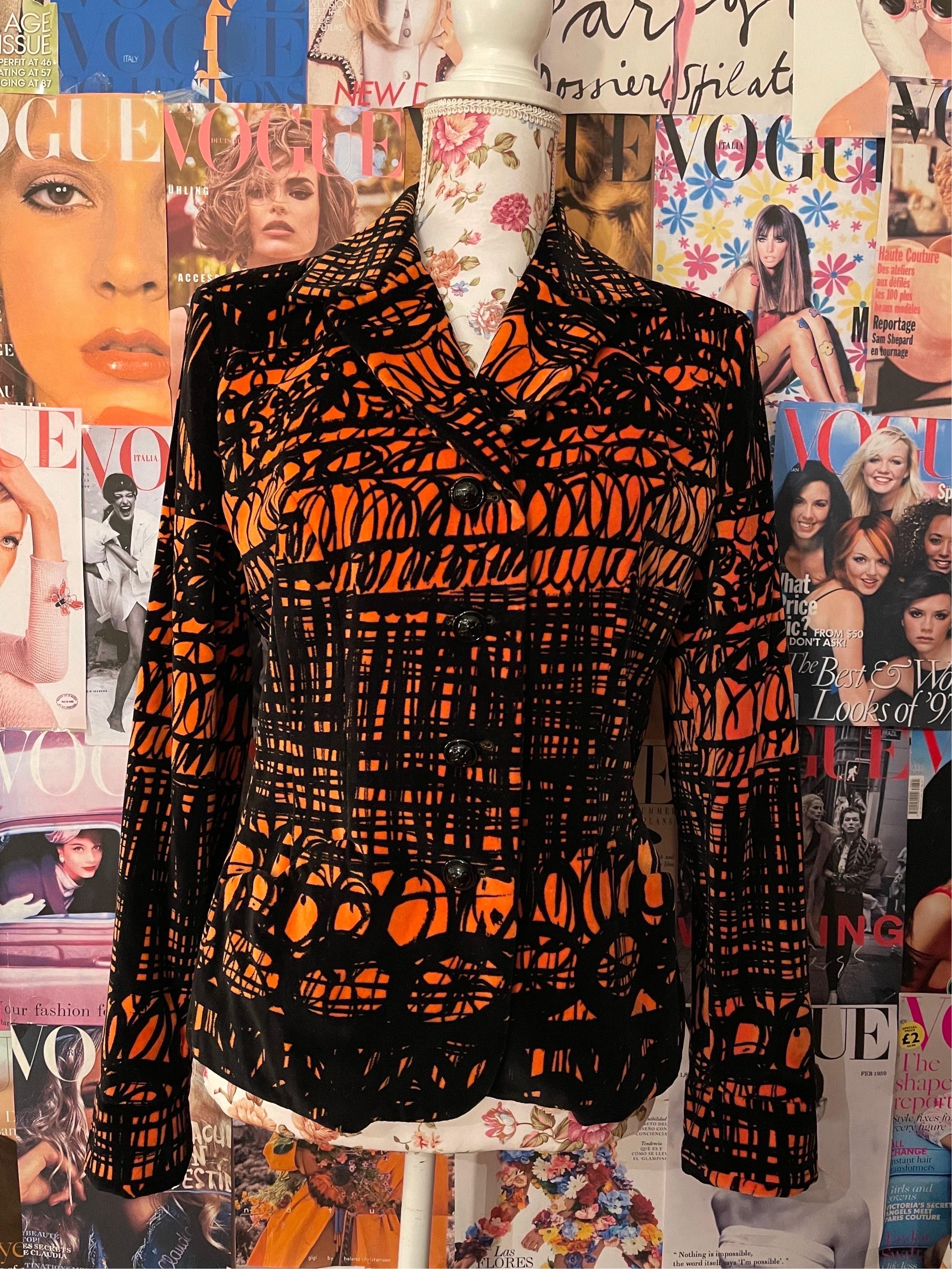Black 1990´s Vintage Moschino Jacket  For Sale