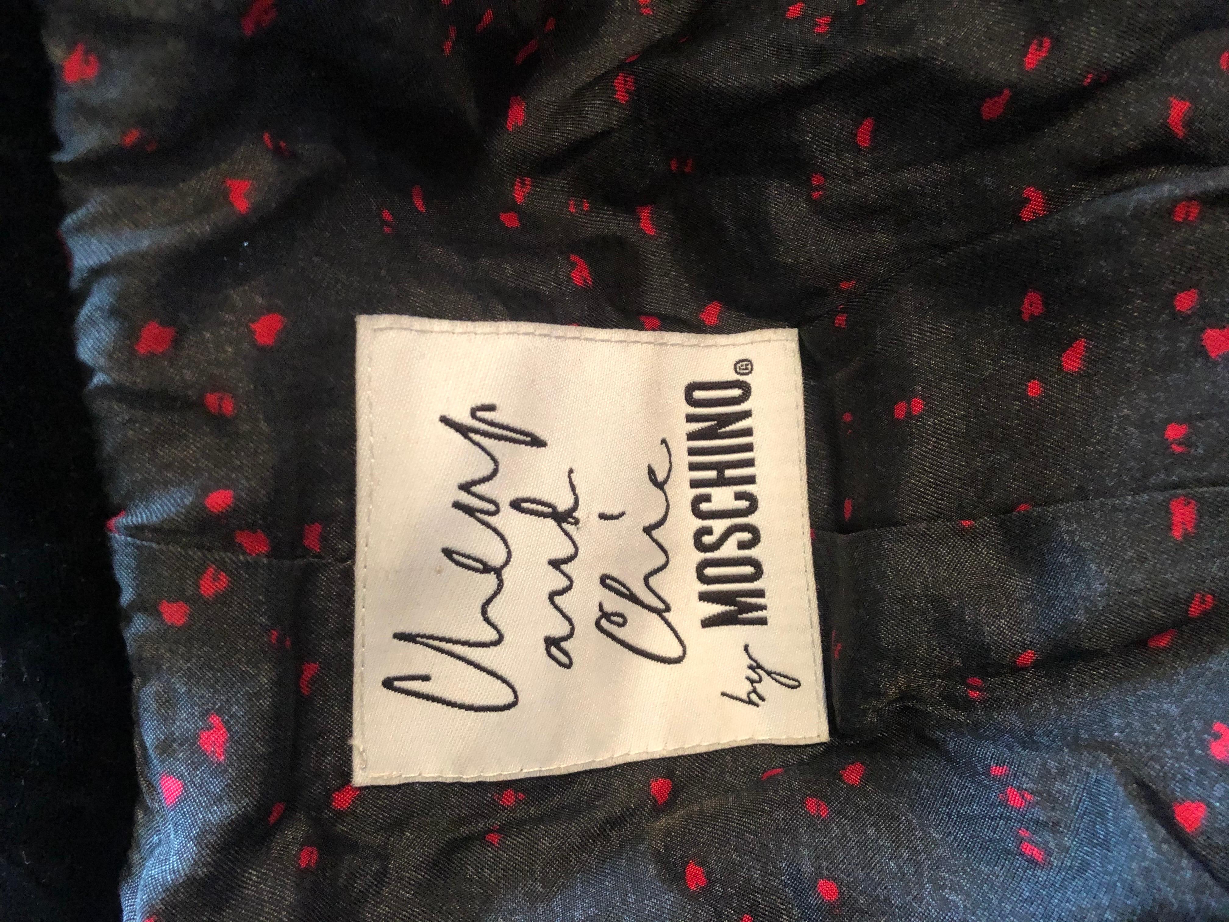 1990's Vintage Moschino Jacke  im Angebot 1
