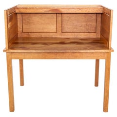 1990 Escritorio de biblioteca Thomas Moser de madera maciza de cerezo 48x37 pulg.