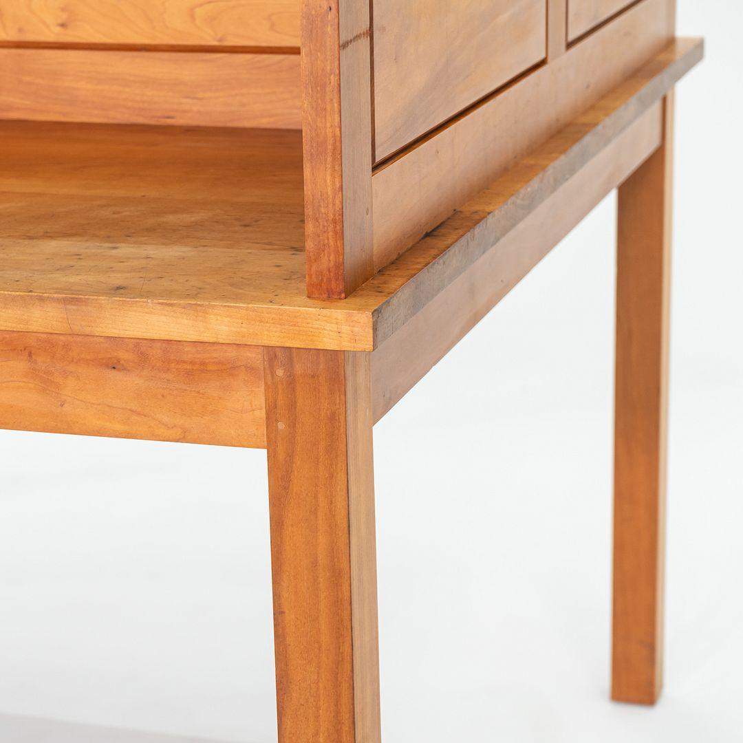 1990 Thomas Moser Library Desk in legno massiccio di ciliegio 72x48 in 2x Disponibile in vendita 3