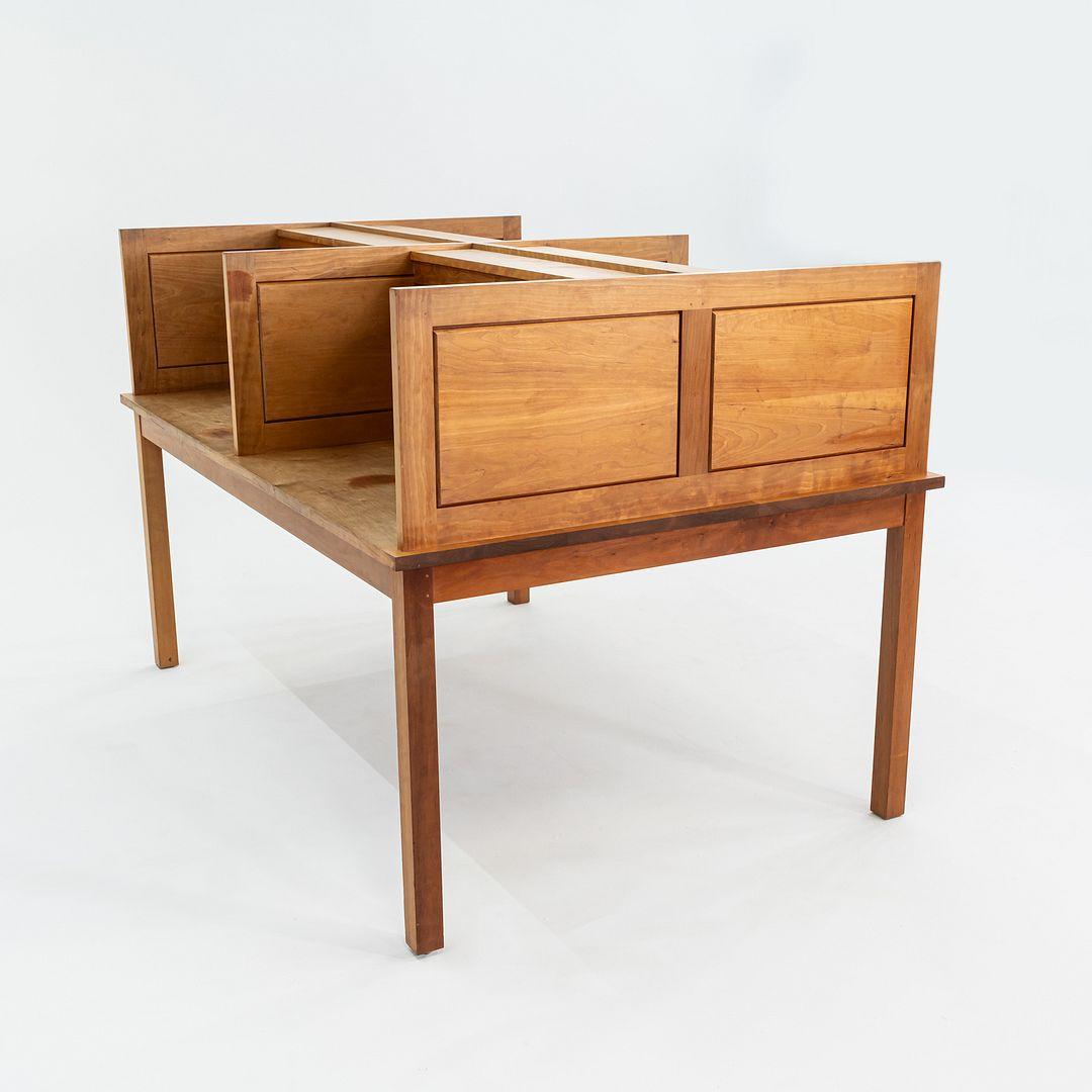 XXI secolo e contemporaneo 1990 Thomas Moser Library Desk in legno massiccio di ciliegio 72x48 in 2x Disponibile in vendita