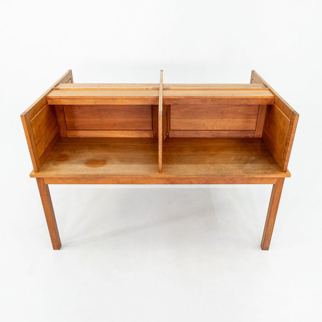 Legno massiccio 1990 Thomas Moser Library Desk in legno massiccio di ciliegio 72x48 in 2x Disponibile in vendita