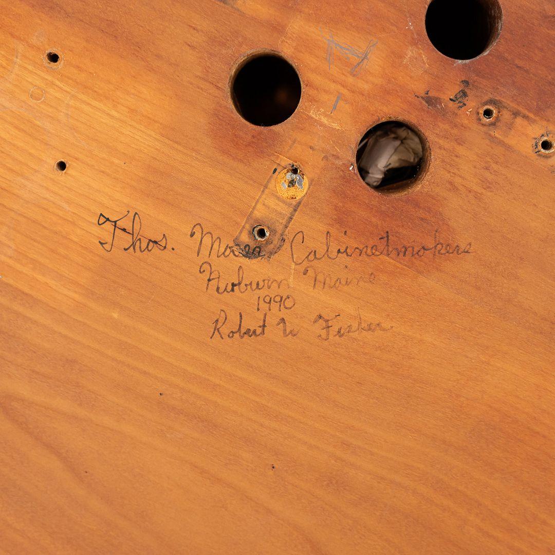1990 Thomas Moser Library Desk in legno massiccio di ciliegio 72x48 in 2x Disponibile in vendita 2