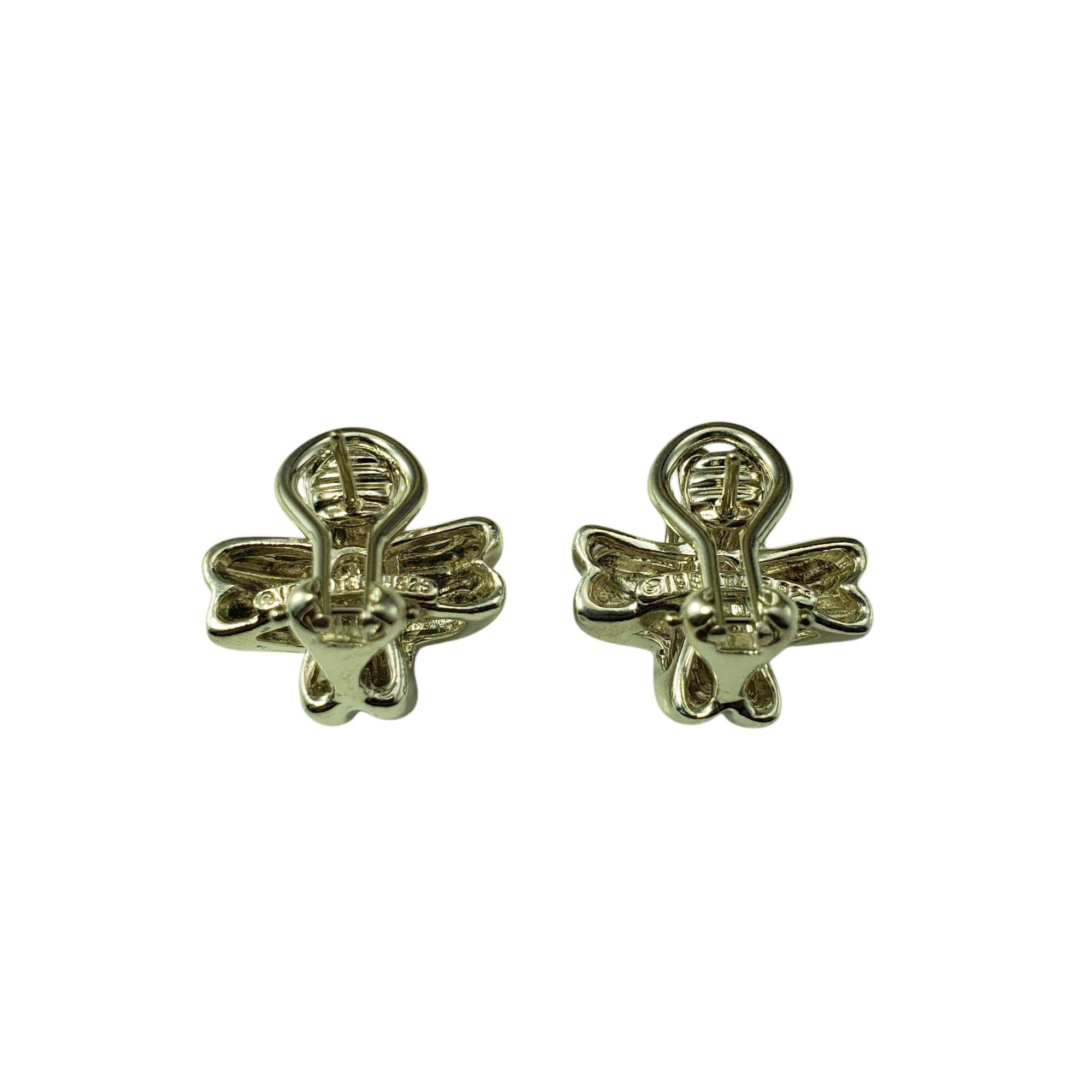 Women's 1990 Tiffany & Co. Sterling Silver Signature Cross X Earrings #21337