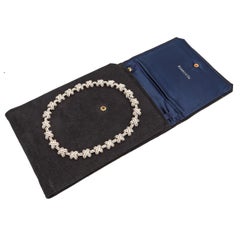 1990 Tiffany & Co. Two-Tone Sterling Silver 18k Gold Signature X Necklace