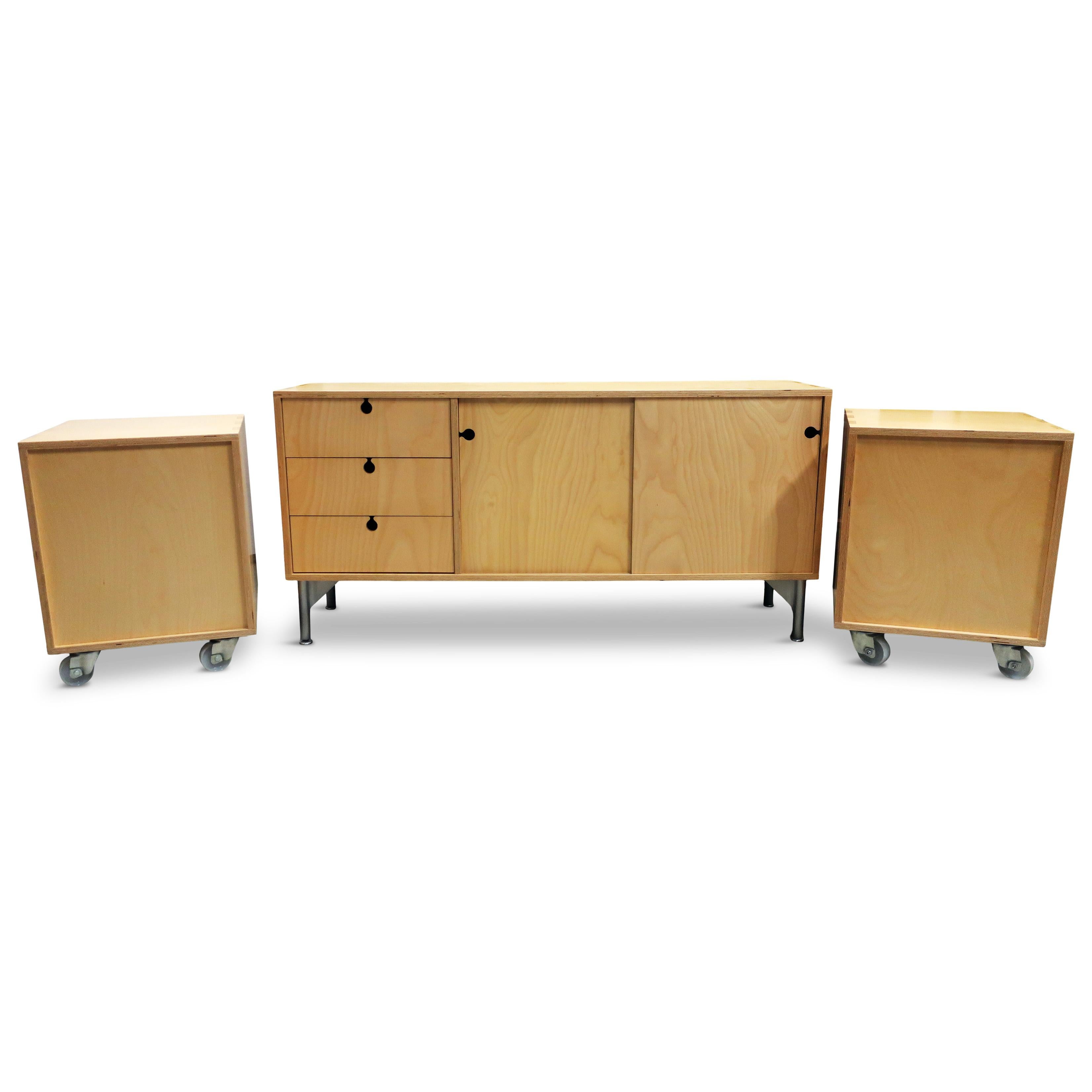 Post-Modern 1990 Universal System Credenza and Cabinets by Jasper Morrison for Cappellini