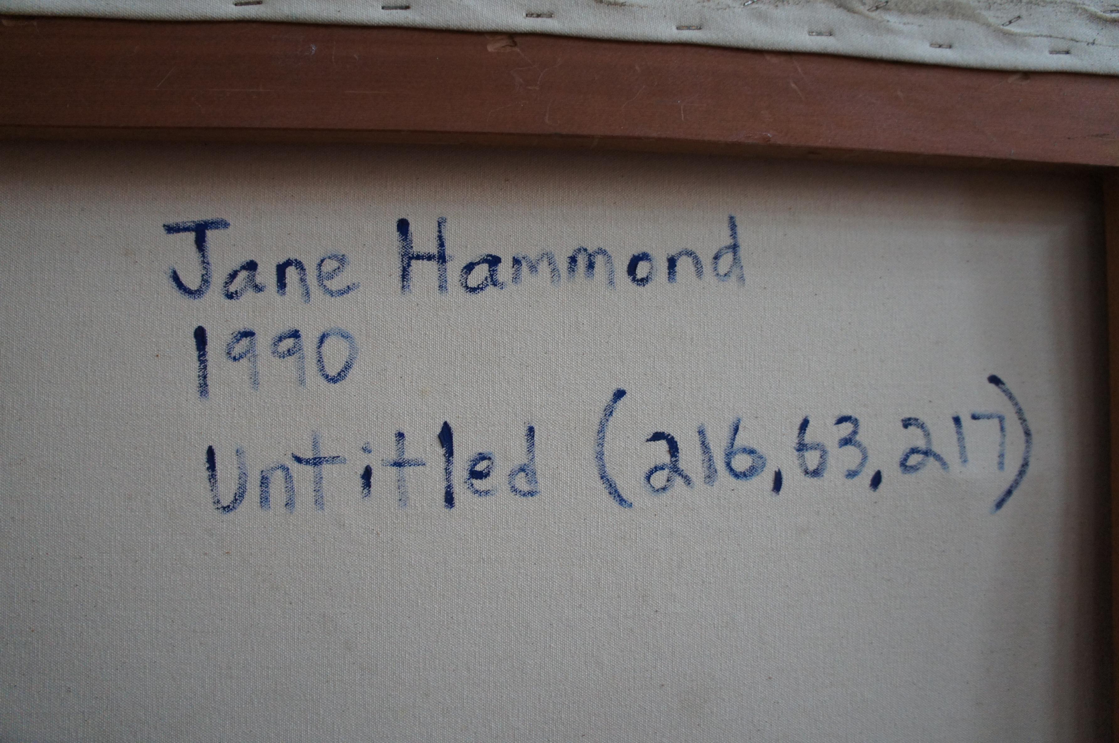 1990 Ohne Titel '216::63::217' von Jane Hammond Expressionismus Hentai Akt Oktopus im Angebot 3