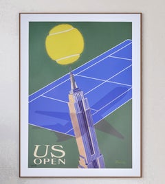 1990 US Open - Razzia Original Vintage Poster