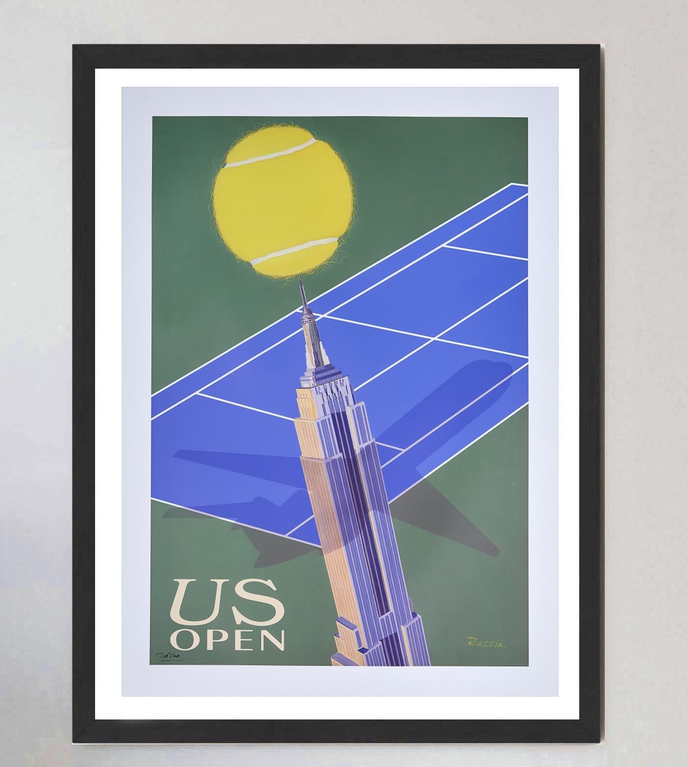 1990 US Open - Razzia Original Vintage Poster (Ende des 20. Jahrhunderts) im Angebot