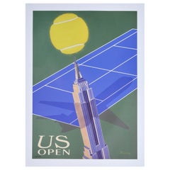 1990 US Open - Razzia Original Vintage Poster