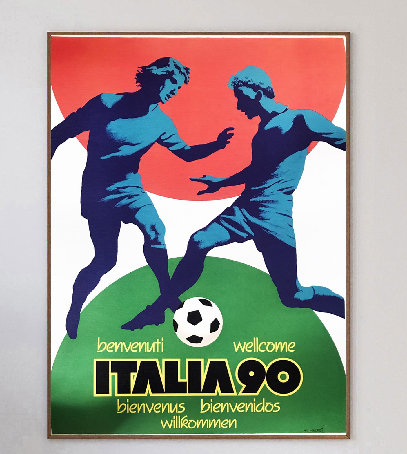 The 1990 FIFA World Cup was the 14th FIFA World Cup, the world championship for men's national association football teams. It was held in Italy from 8th June to 8th July 1990.

The tournament saw iconic moments such as Roger Milla's dancing, Gazza's
