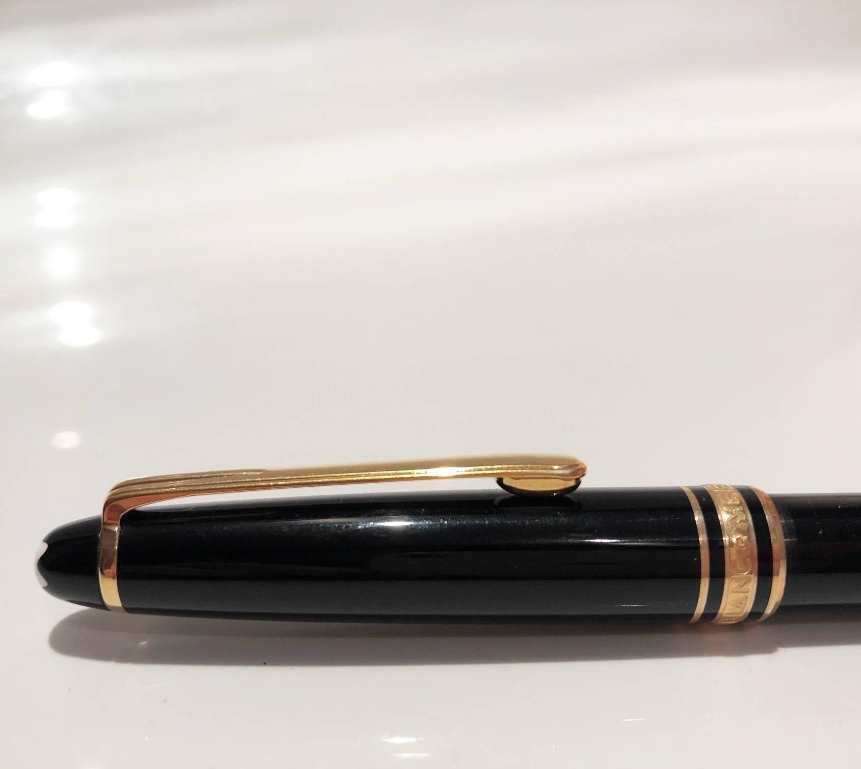 Black 1990s / 2000s Meisterstück Gold-Coated Classique Mechanical Pencil