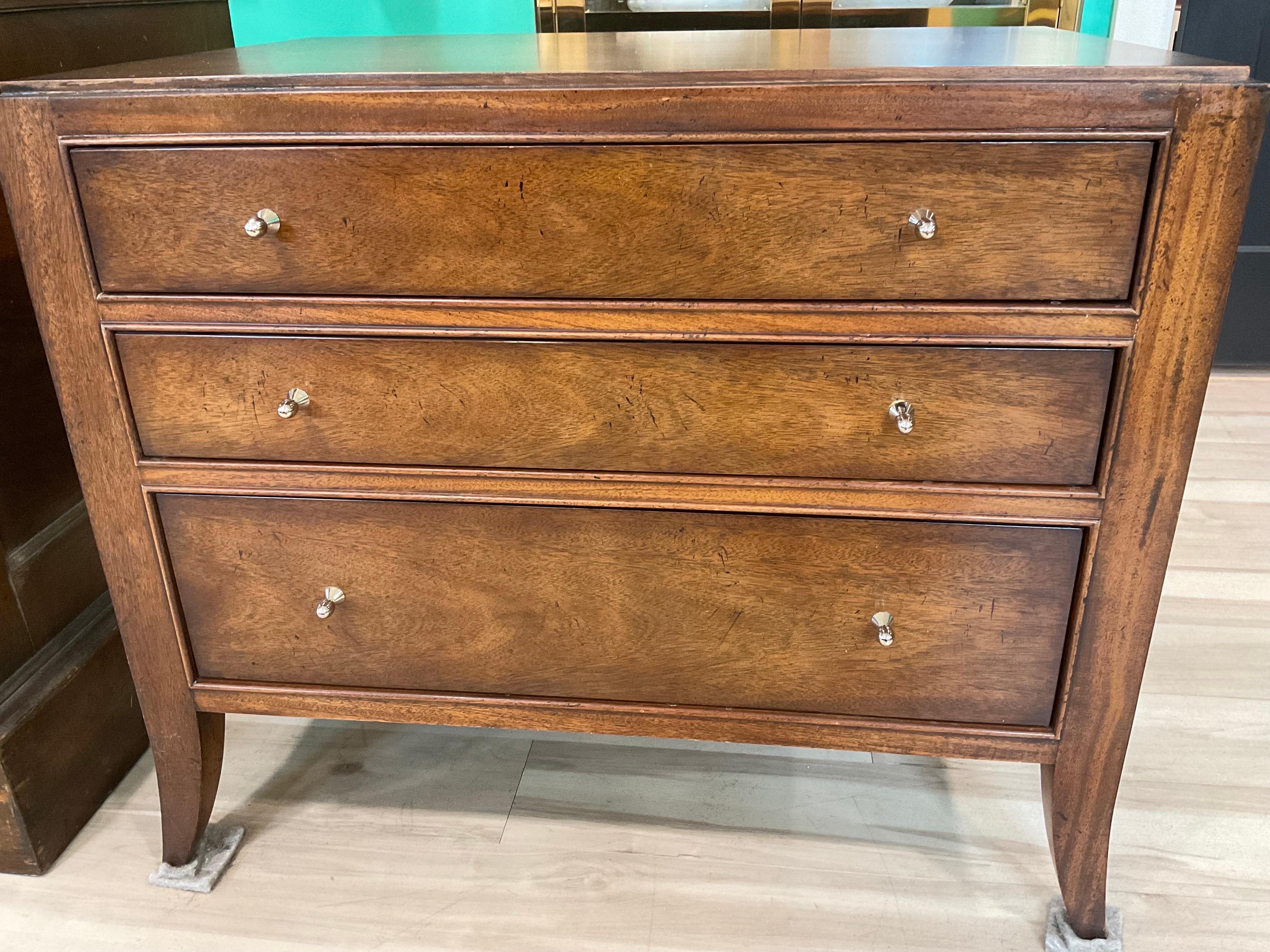 1990s 3-Drawer Chests From Barbara Barry for Baker Furniture - a Pair 3