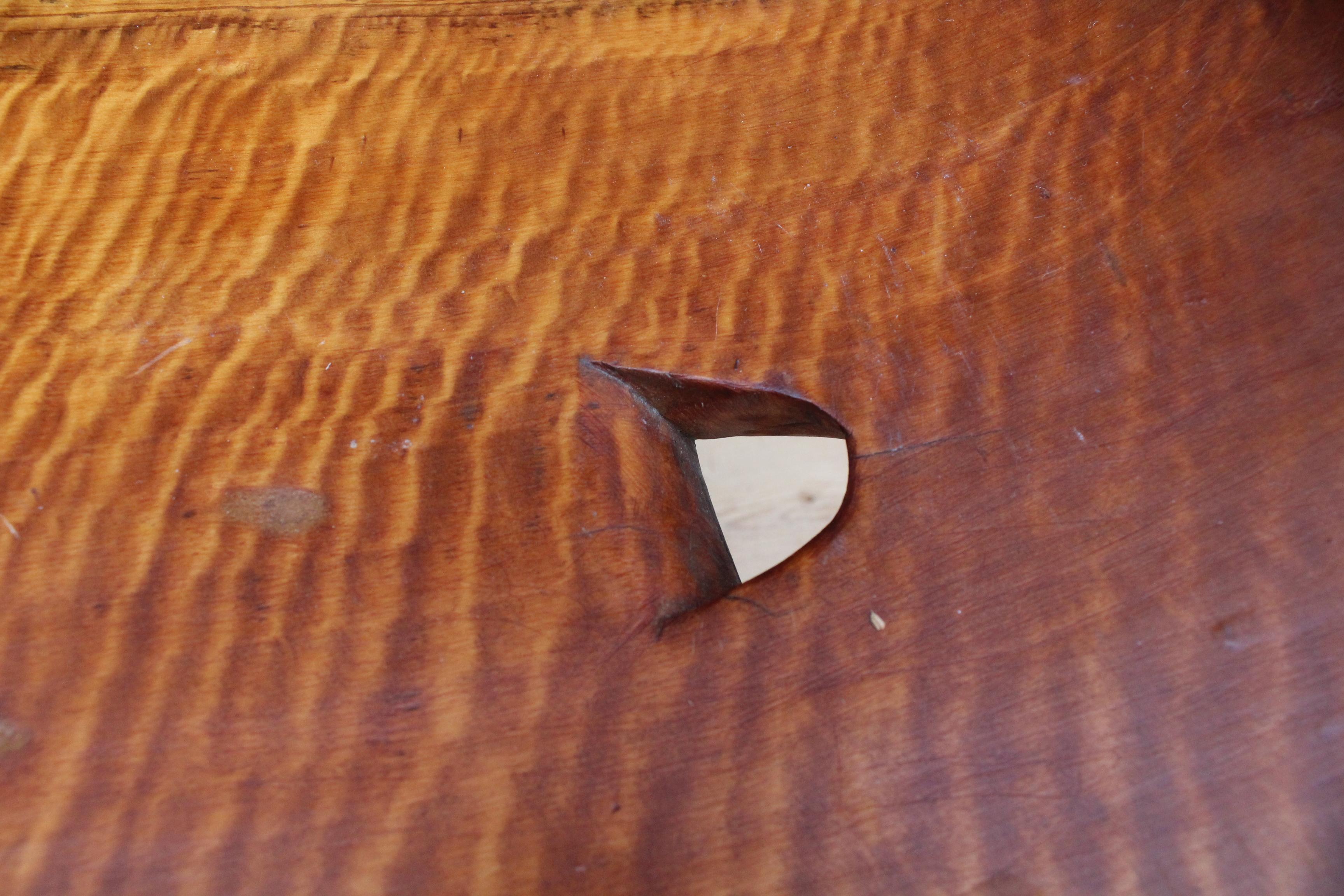 1990s African Style Wooden Stool 9