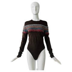 1990er Alaia-Bodysuit aus Strick 