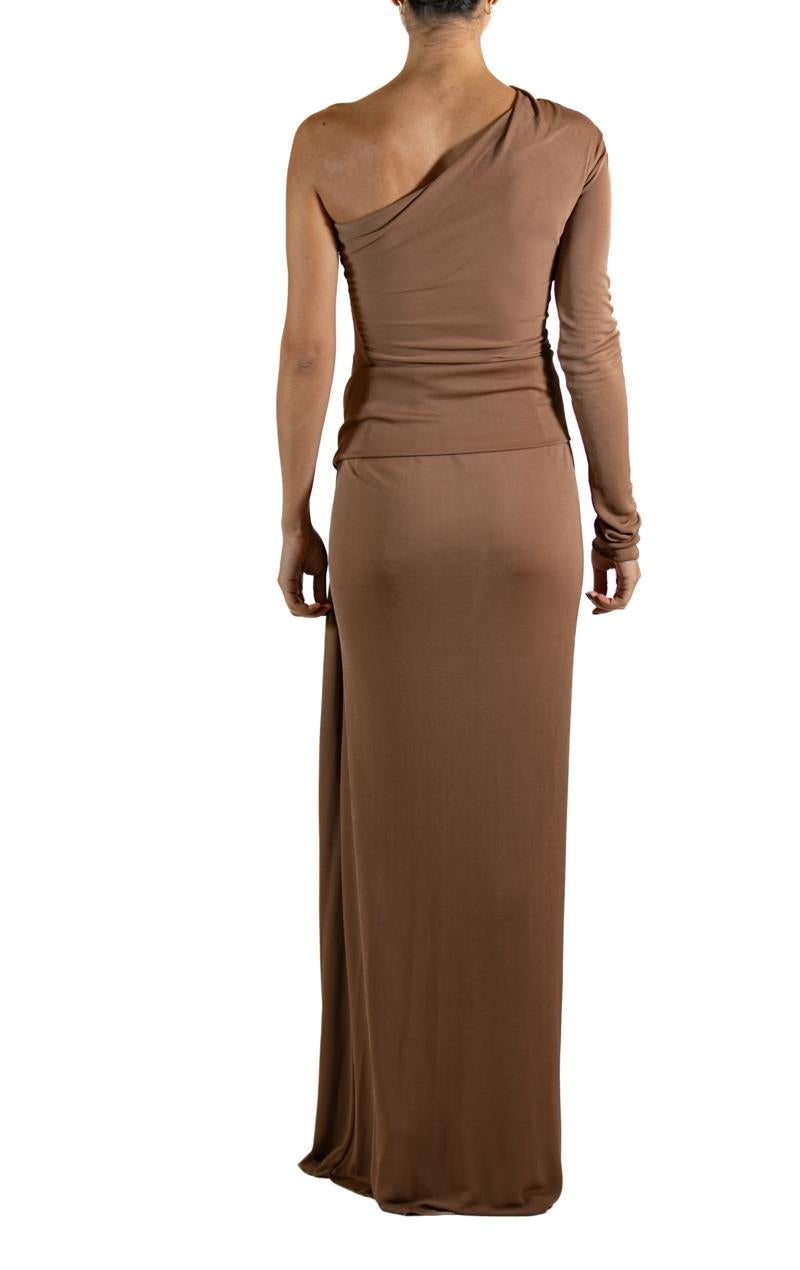 1990S Vestido de cóctel Alberta Ferretti de rayón crudo en Excelente estado para la venta en New York, NY