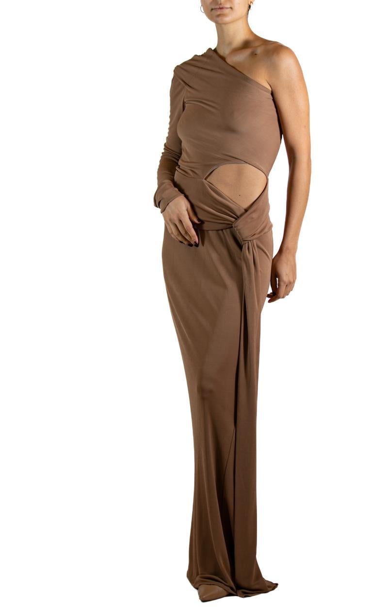 1990S Vestido de cóctel Alberta Ferretti de rayón crudo en venta 1