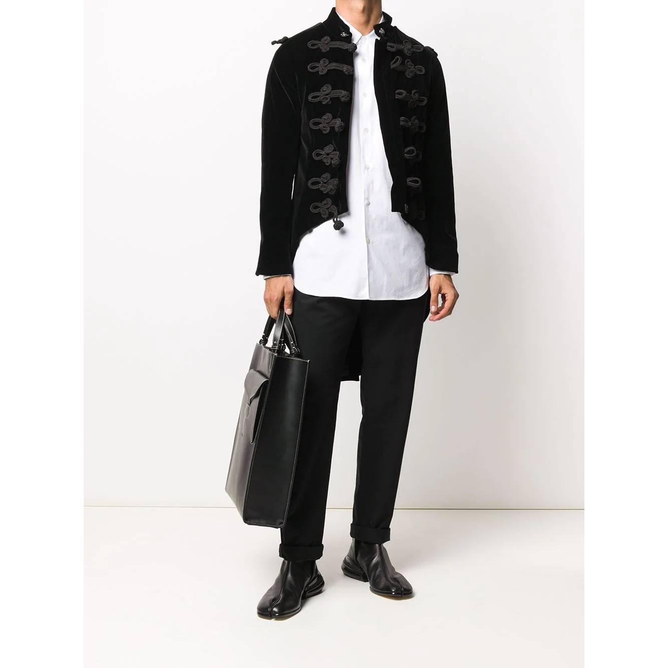 1990s A.N.G.E.L.O. Vintage Cult Black Velvet Jacket 1