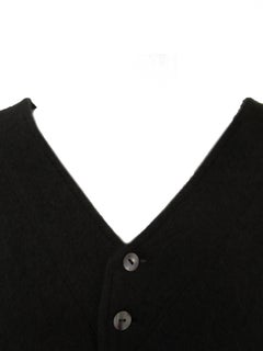 1990s Angora Blend Warm Grey Bat Wing Sweater Dress